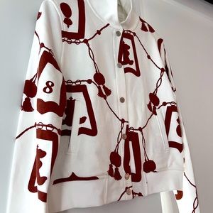 Hermés Paris Jacket - Nearly new - Size 38 - White and orange